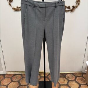 J. Crew Cropped Trousers in Gray All Season Stretch - size 16 tall